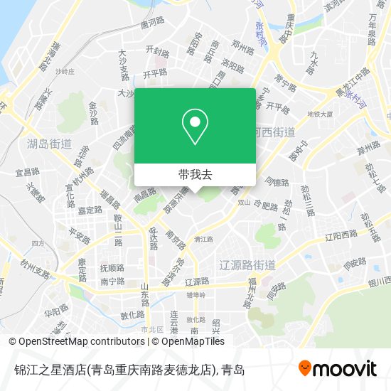 锦江之星酒店(青岛重庆南路麦德龙店)地图