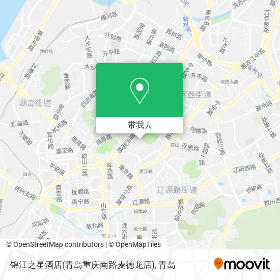锦江之星酒店(青岛重庆南路麦德龙店)地图