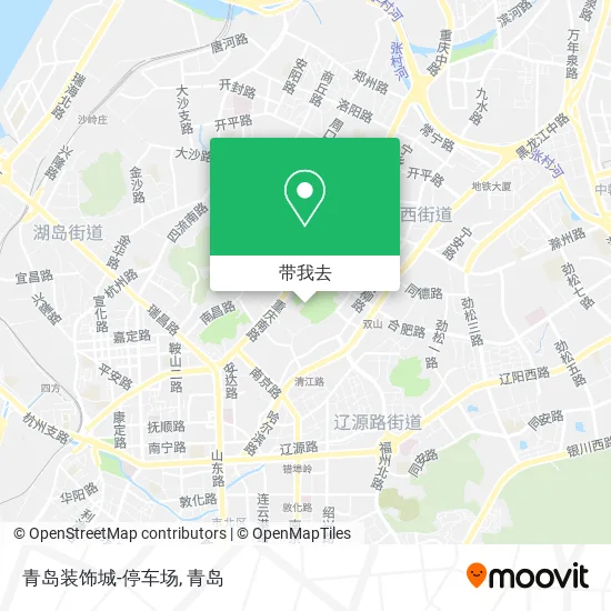 青岛装饰城-停车场地图