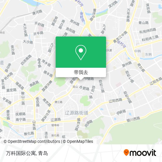 万科国际公寓地图