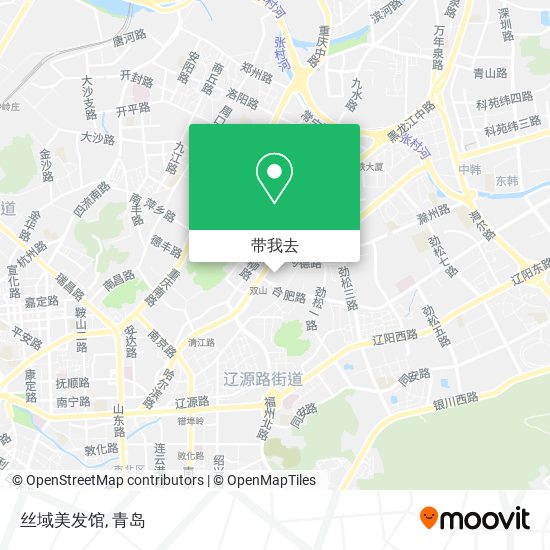 丝域美发馆地图