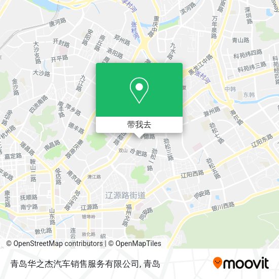青岛华之杰汽车销售服务有限公司地图