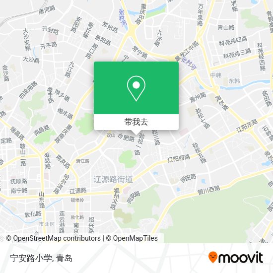 宁安路小学地图