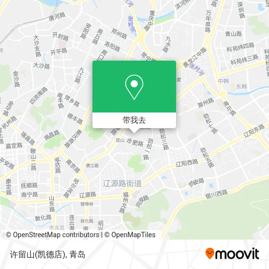 许留山(凯德店)地图