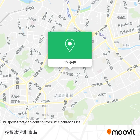 拐棍冰淇淋地图