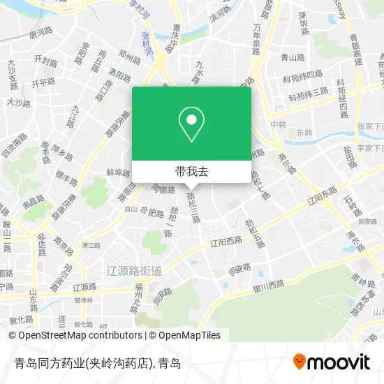青岛同方药业(夹岭沟药店)地图