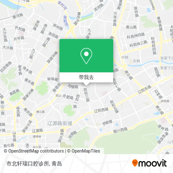 市北轩瑞口腔诊所地图