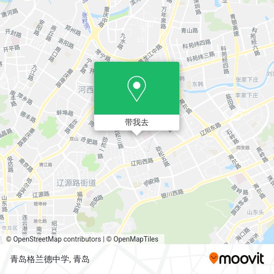 青岛格兰德中学地图