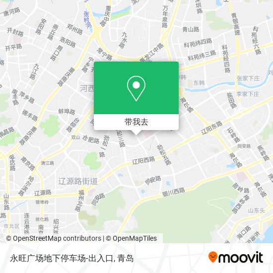 永旺广场地下停车场-出入口地图
