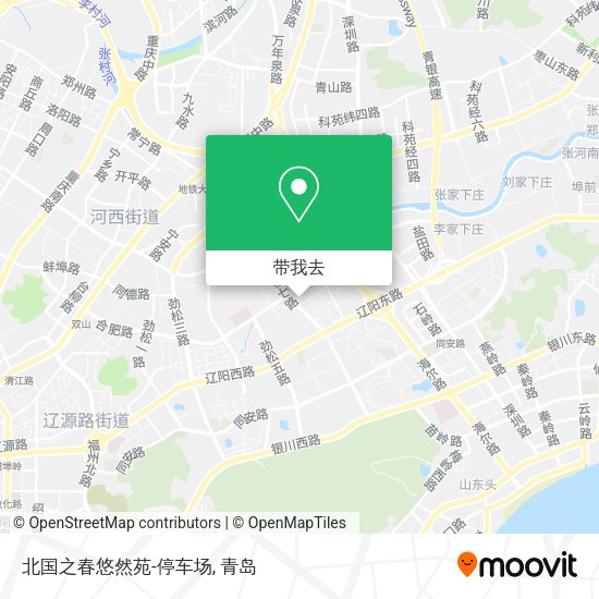 北国之春悠然苑-停车场地图