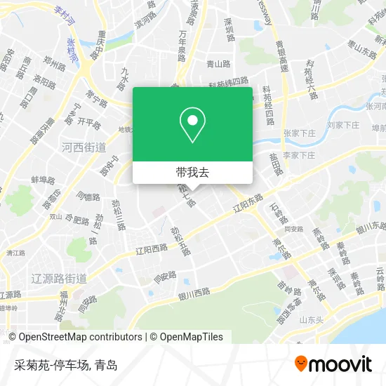 采菊苑-停车场地图
