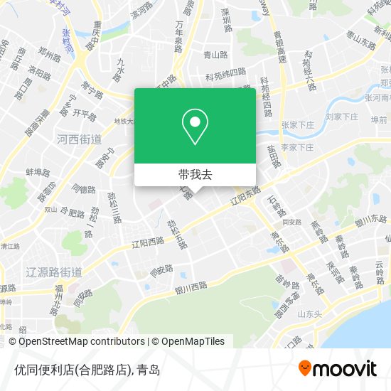 优同便利店(合肥路店)地图