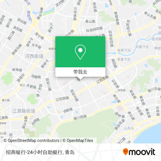 招商银行-24小时自助银行地图
