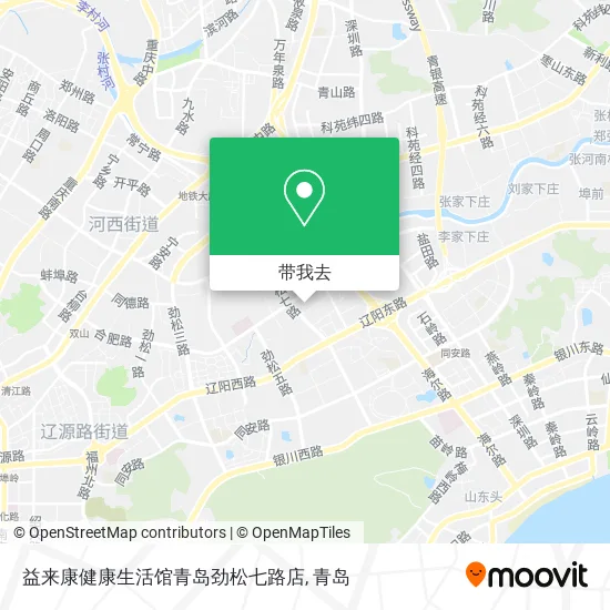 益来康健康生活馆青岛劲松七路店地图