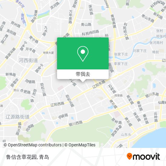 鲁信含章花园地图