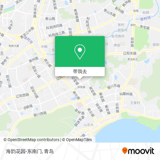 海韵花园-东南门地图