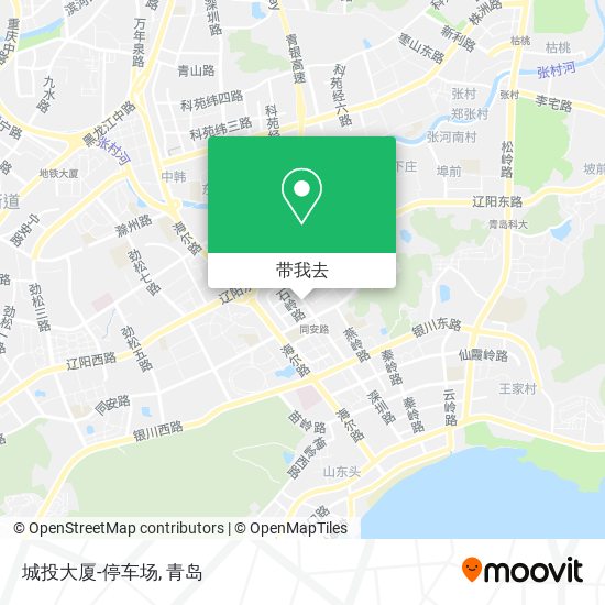 城投大厦-停车场地图