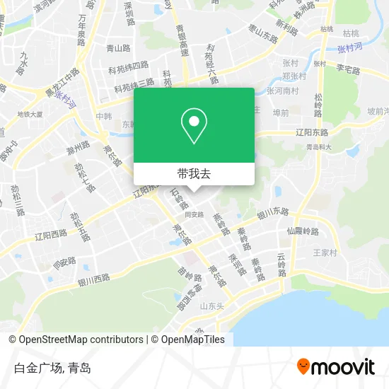 白金广场地图