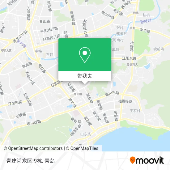 青建尚东区-9栋地图
