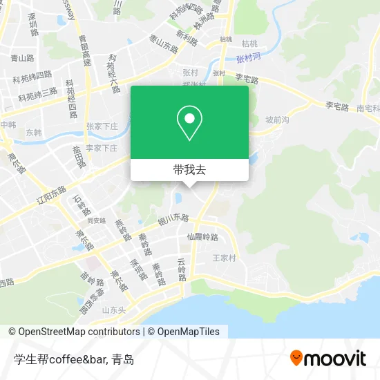 学生帮coffee&bar地图