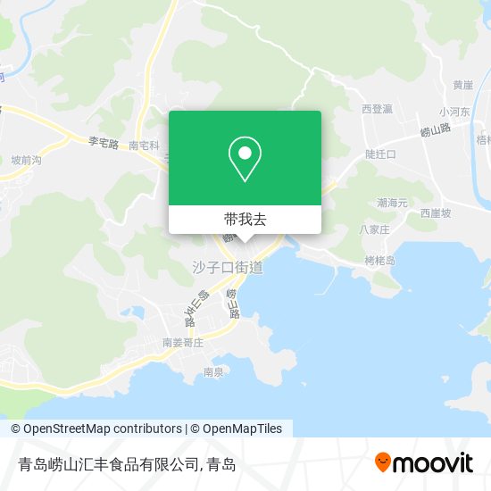 青岛崂山汇丰食品有限公司地图