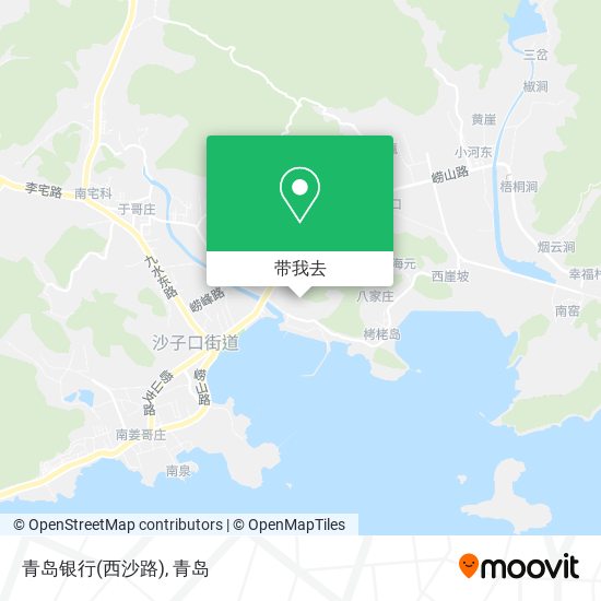 青岛银行(西沙路)地图