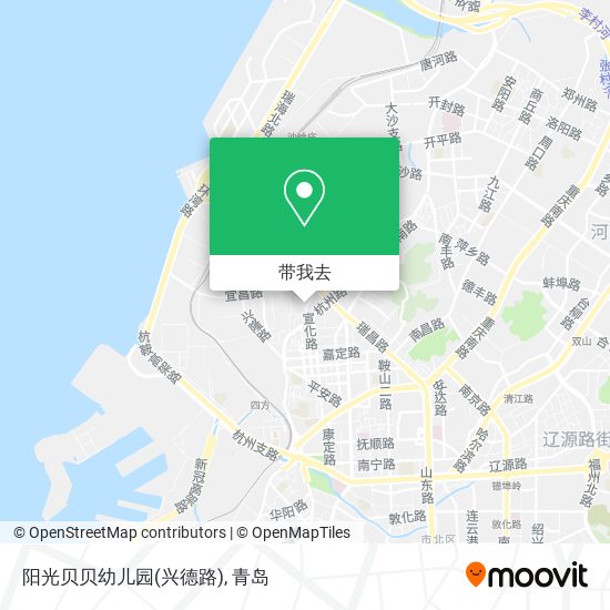 阳光贝贝幼儿园(兴德路)地图