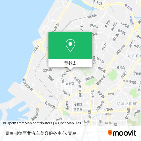 青岛邦德巨龙汽车美容服务中心地图