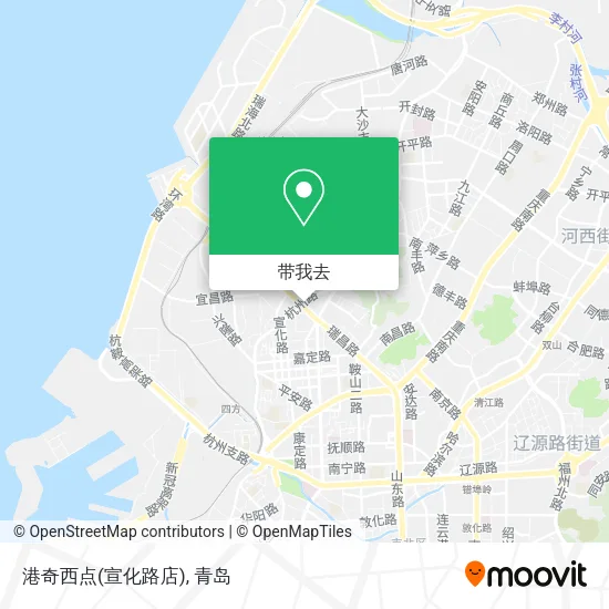 港奇西点(宣化路店)地图