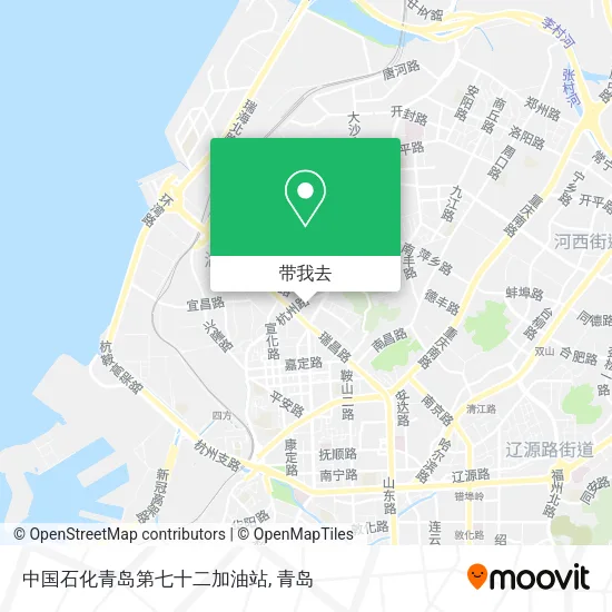 中国石化青岛第七十二加油站地图