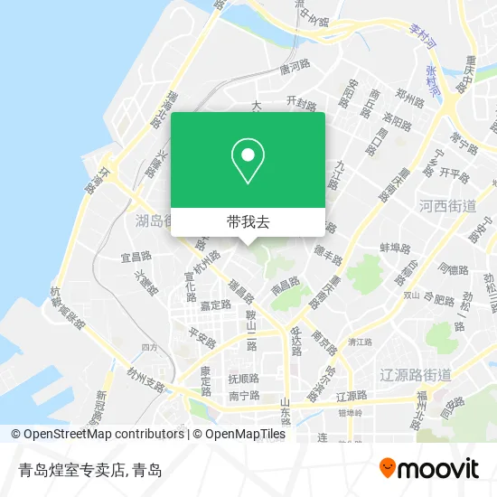 青岛煌室专卖店地图