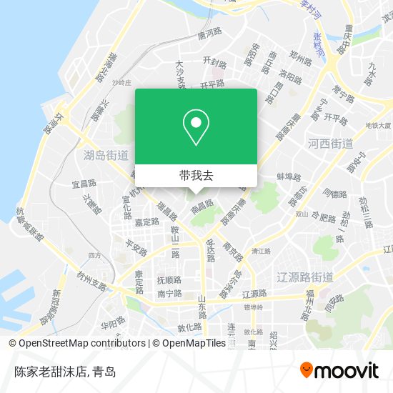 陈家老甜沫店地图