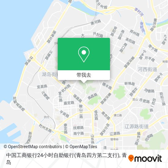 中国工商银行24小时自助银行(青岛四方第二支行)地图