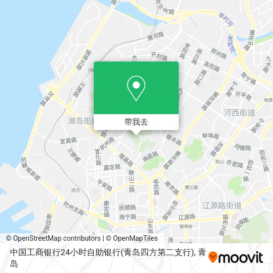 中国工商银行24小时自助银行(青岛四方第二支行)地图