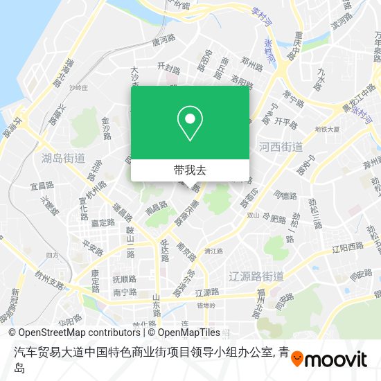 汽车贸易大道中国特色商业街项目领导小组办公室地图