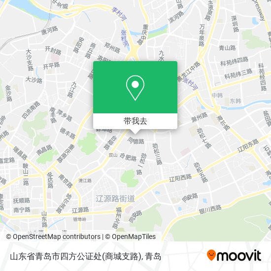 山东省青岛市四方公证处(商城支路)地图