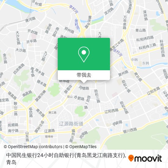 中国民生银行24小时自助银行(青岛黑龙江南路支行)地图