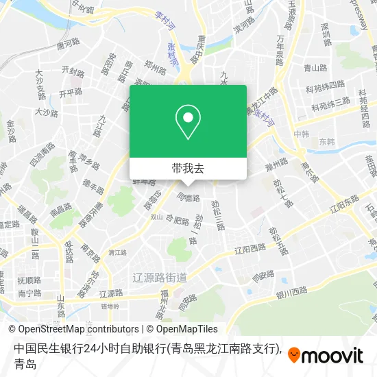 中国民生银行24小时自助银行(青岛黑龙江南路支行)地图