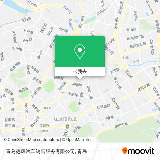 青岛德辉汽车销售服务有限公司地图