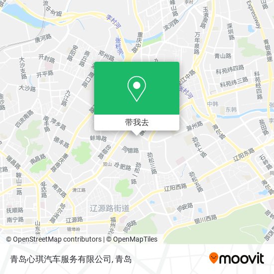 青岛心琪汽车服务有限公司地图
