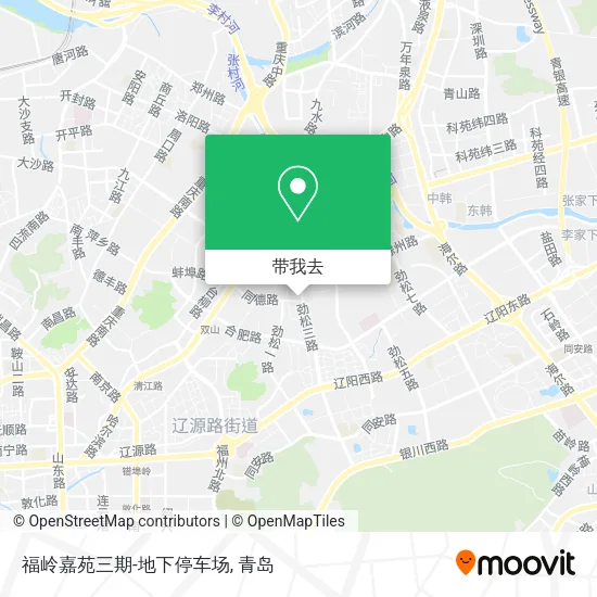 福岭嘉苑三期-地下停车场地图