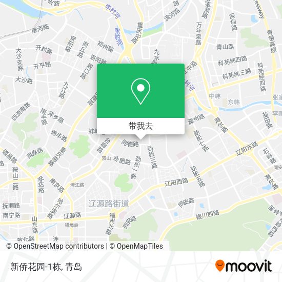 新侨花园-1栋地图