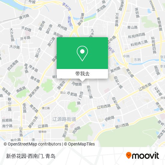 新侨花园-西南门地图