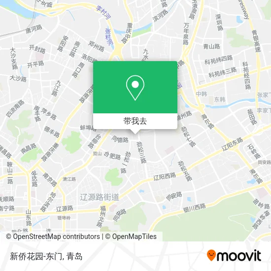 新侨花园-东门地图