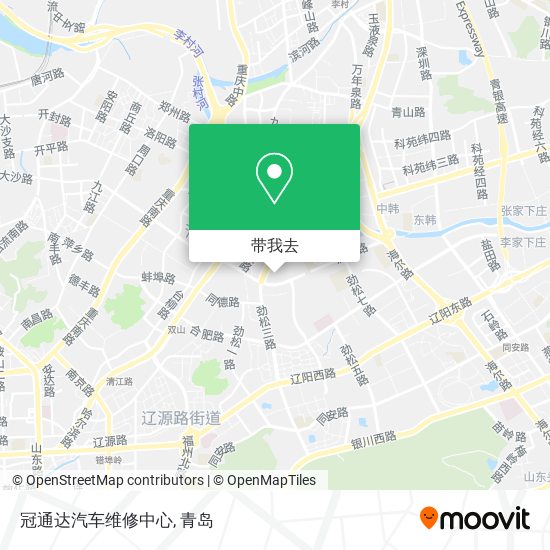 冠通达汽车维修中心地图