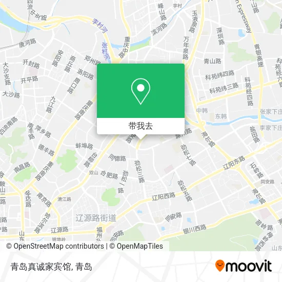 青岛真诚家宾馆地图