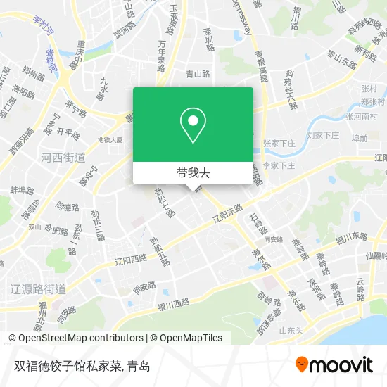 双福德饺子馆私家菜地图