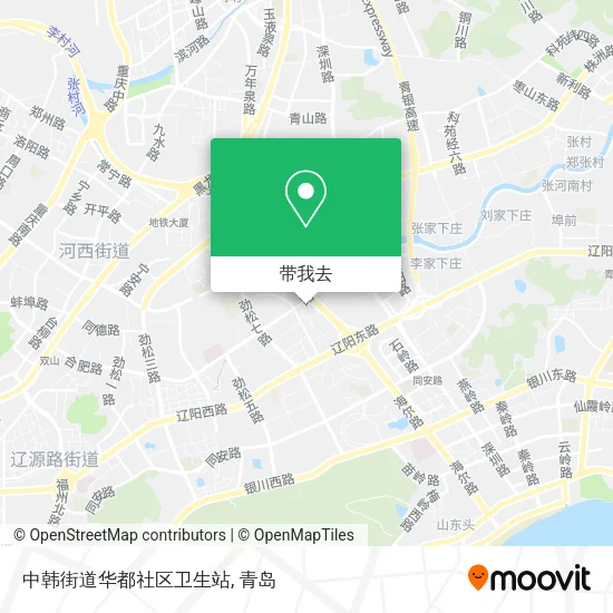 中韩街道华都社区卫生站地图