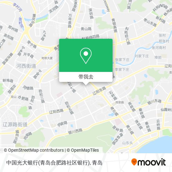 中国光大银行(青岛合肥路社区银行)地图