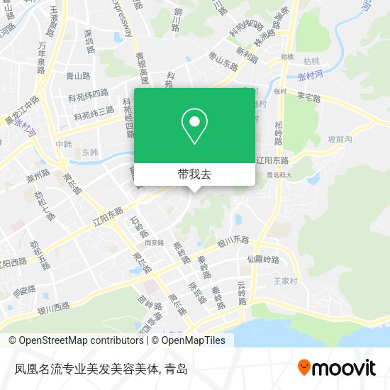 凤凰名流专业美发美容美体地图